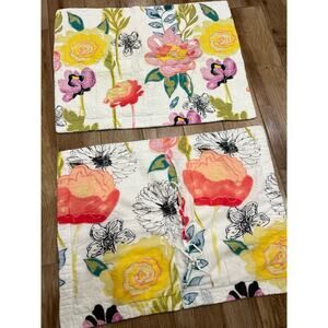 Greenland Home A Pair Watercolor Dream Standard Pillow Shams 19 x 26 100 Cotton